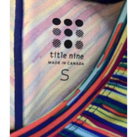 Title Nine Dream Dress Athletic Fit 
 Striped Fun Colorful Size Small Excellent - Picture 12 of 13